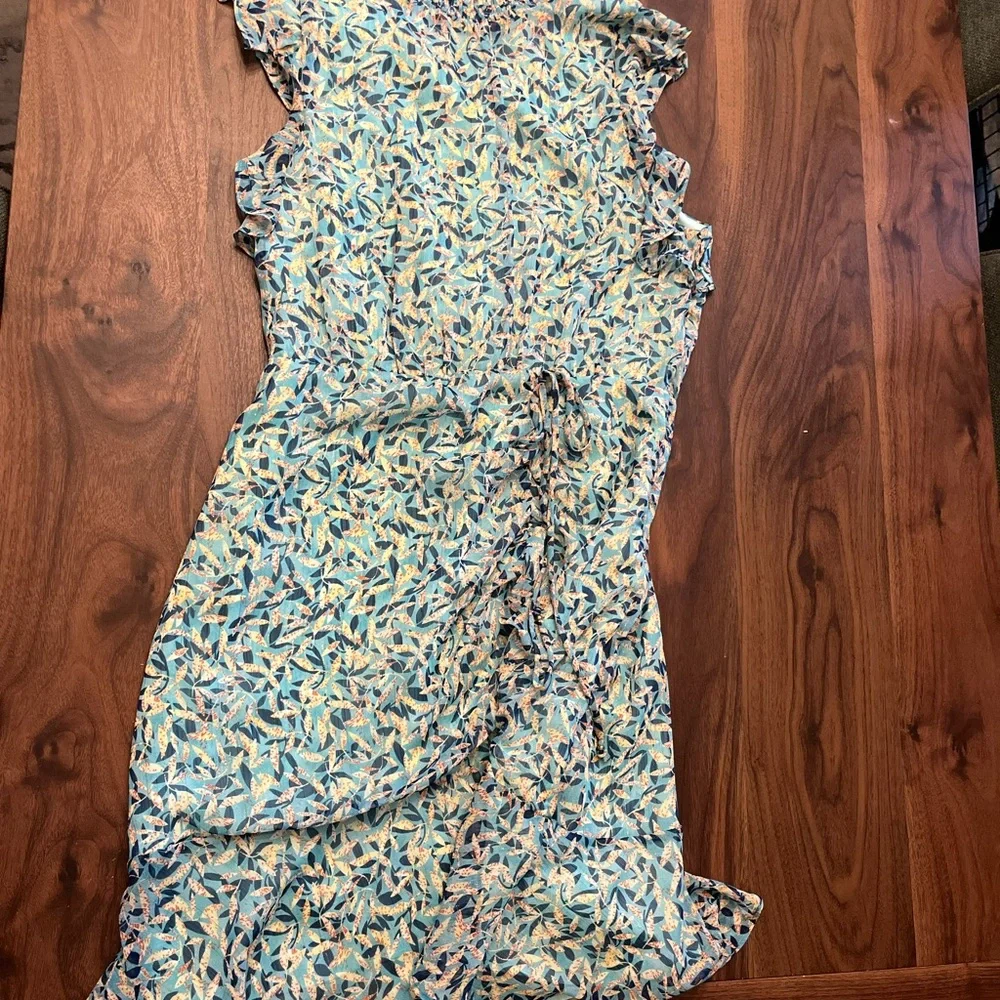 Sam Edelman Ruched Ruffle Mini Dress - Picture 7 of 8